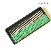 ราคา FEPS 30 pcs Diamond Burr Bits, ก้านบดขนาด 1 มม.2 มม.3 มม.เจาะเพชรชุด, Art 1/8 Shank Standard ทรงกลมหัวบด Dremel ดอกสว่าน (41520379083)