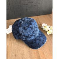 ราคา Coach แท้ ✔️ พร้อมส่ง หมวก ผ้ายีนส์ ลาย C | Coach Signature Hat (2505772980)