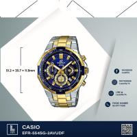 ราคา นาฬิกาข้อมือ Casio รุ่น EFR-554SG-2AVUDF Edifice นาฬิกาข้อมือผู้ชาย สายสแตนเลส (Gold/Blue) (647771841)
