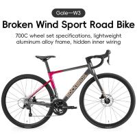 ราคา ROCKBROS มือจับโค้งจักรยานเสือหมอบ SuRide 20-Speed Gear System ดิสก์เบรกไฮดรอลิก กรอบอลูมิเนียม สายภายใน-routing ล้อ 700C (29188088260)