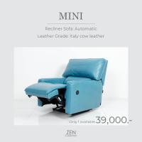 ราคา ZEN Collection Clearance!! มีตัวเดียวเท่านั้น โซฟาปรับระดับ MINI Recliner Sofa 1 ที่นั่งหนังแท้ทั้งตัว (18812255359)