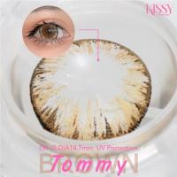 ราคา คอนแทคเลนส์ ตาโตแบ๊วมากTommy Brown / Gray (Kissylens) ขนาดบิ๊กอาย (26624845836)