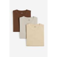 ราคา H&M(เอชแอนด์เอ็ม) ชุดเสื้อยืด Regular Fit 3 ตัว ผู้ชาย 0945531_6 (10499838359)