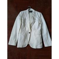 ราคา เสื้อสูท Mango มือสอง สีขาวครีม size34 (26500333290)