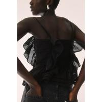 ราคา H&M(เอชแอนด์เอ็ม) เสื้อสายเดี่ยวกุ๊นระบาย ผู้หญิง 1238436_1 (28855477190)