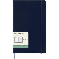 ราคา Moleskine 2025 ไดอารี่รายสัปดาห์ 18 เดือน ปกแข็ง ขนาดใหญ่ (13ซม. x 21ซม.) สีฟ้าแซฟไฟร์ เริ่มต้นในเดือนกรกฎาคม (43315648323)