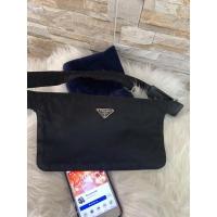 ราคา Prada คาดเอว สีดำ มือสอง ของแท้ พร้อมถุงผ้า (28670853636)