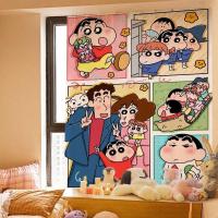 ราคา ✨ผ้าม่านทึบแสง ม่านประตูน่ารัก เครยอนชินจัง ภาพการ์ตูน ผ้าตกแต่ง ผ้าแขวนผนัง แฟชั่นญี่ปุ่น, มี 6 สี (25615663983)