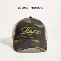 ราคา (Leisure Projects) CAMO LEISURE CAP หมวกทรงเบลบอลผ้า twill ฝอกสี ปักลาย graphic ที่หน้าหมวก free size มีที่ปรับขนาดด้า (28812636516)