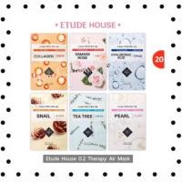 ราคา พร้อมส่ง แท้ แผ่นมาร์คหน้า Etude 0.2 Therapy Air Mask 20ml มาสก์ชีท 0.2mm (4618856985)