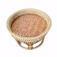 ราคา ขันโตกล้านนา ขันโตกหวาย ทรงกลม สำหรับใส่อาหาร ผลไม้ขนาด 12 16 20 24 26นิ้ว (11159410593)