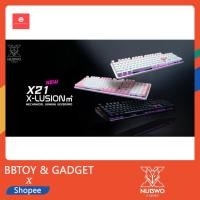 ราคา KEYBOARD NUBWO-X LUTION X21 M+ (ฺBlack, White) (12856963216)