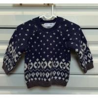 ราคา Zara Knitwear เสื้อน้ำเงินผ้านุ่มมากๆ สภาพดีมาก ใส่เที่ยวทริปเดียว Size 6-9M/74cm (42461363512)