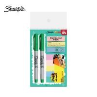 ราคา Sharpie Ultra Fine Green Marker 2s & Post-it Page Marker 5 แผ่น 15 มม. x 50 มม. Sharpie X 3M Correction Pack (43421580521)