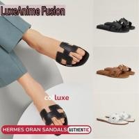 ราคา เฮอร์มีส Hermès Hermes Oran Sandals Flat sandals รองเท้าแตะ (41871055729)