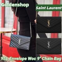 ราคา Yves Saint Laurent/YSL Envelope Woc 9'' Chain Bagอีฟส์แซงต์โลรองต์ กระเป๋าสะพายเดี่ยว (28526471489)