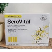 ราคา 2กล่องสุดท้ายพร้อมส่ง SeroVital 45-Day (Exp 09/2026) 180 เม็ด ทานได้ 45วัน เสริมสร้างโกรทฮอร์โมน Growth Hormone (HGH) (24056294632)