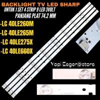 ราคา SHARP 40 INCH LED TV BACKLIGHT LC-40LE260M- LC-40LE265M- LC-40LE275X- LC-40LE660X SHARP แบ็คไลท์ทีวี (43821158389)