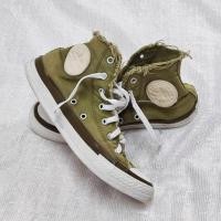 ราคา รองเท้าหุ้มข้อ Converse All Star #5 สีขี้ม้า สีหายาก น่ารัก มือสอง ใหม่มาก (28358852772)