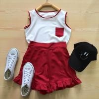 ราคา เซต(เสื้อ+กางเกง)งานผ้ามอสเครป (58945736)