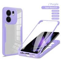 ราคา สําหรับ OPPO Reno13 12 Pro F OPPOReno13Pro Reno12Pro Reno 13 12 F 4G 5G สองด้านโปร่งใสอะคริลิคเคสโทรศัพท์ TPU กันชนเต็ม 360° เคสแบบฝาพับแบบนุ่ม (29583941622)