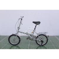 ราคา จักรยานพับได้ญี่ปุ่น - ล้อ 16 นิ้ว - ไม่มีเกียร์ - สีเงิน [จักรยานมือสอง] (16542457504)