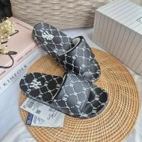 ราคา พร้อมส่ง [ใช้โค้ด30%ลด฿1,000] ของแท้‼️ 23cm./36.5 MLB Mound Dia Monogram NY รองเท้าแตะสีดำ (27768071844)