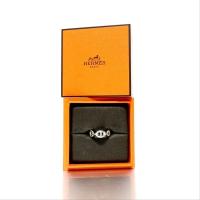ราคา Used Like New HERMES" Chaine d' Ancre Enchînée Silver Ring PM ( Silver 92.5 ) " Ring Size 58 (19176786065)