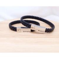 ราคา กำไลหนังแท้ สลักชื่อฟรี (2464296084)