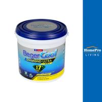 ราคา BEGER COOL สีน้ำทาภายนอก DIAMONDSHIELD 17 BASE A กึ่งเงา 1 แกลลอน (24480280266)
