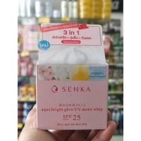 ราคา SENKA aqua bright glow UV moist whip SPF25 PA++ 50 g. (28551165361)