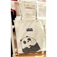 ราคา MINISO WE BARE BEARS TOTEBAG กระเป๋าช้อปปิ้ง (28135676516)