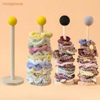 ราคา [risingmeup] ที่วางแหวนผมลําไส้ขนาดใหญ่แนวตั้งขาตั้งจอแสดงผลแบบตั้งโต๊ะไม้สําหรับนาฬิกาสร้อยข้อมือ Scrunchies ยางรัดผม (27473024444)