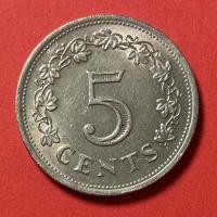 ราคา เหรียญประเทศมอลตา​​ Malta 5 cents ปี 1976 (10096823904)