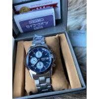 ราคา Seiko Japan Chronograph Blue Dial Analog Quartz (20354424099)