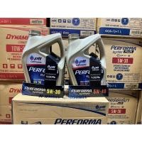 ราคา น้ำมันเครื่อง เครื่องยนต์เบนซิน ปตท สังเคราะห์ 100% ptt performa synthetic 5w-30 หรือ 5w-40 ขนาด 4 ลิตร (21356983114)