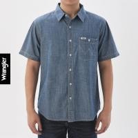 ราคา WRANGLER เสื้อเชิ้ตแขนสั้นผู้ชาย รุ่น WR F425MSHSF51 สีฟ้า (41073202373)