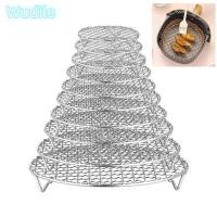 ราคา วูดิเล ชั้นวางทอดอากาศ,รอบสแตนเลสตารางย่าง,แบบพกพาที่มีเท้าวางซ้อนกันได้บาร์บีคิวบ้านครัวเตาอบเรือกลไฟหม้อหุง (43971314768)