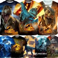 ราคา เสื้อยืดแขนสั้น พิมพ์ลายไดโนเสาร์ Jurassic Park แฟชั่นฤดูร้อน สําหรับเด็กผู้ชาย และเด็กผู้หญิง อายุ 3-13 ปี (22329969954)