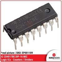 ราคา IC CD4017BE DIP-16 CD4017 IC 4017 DIP IC LOGIC COUNTER (41021956357)