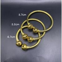ราคา กำไลกระพรวน กำไลข้อเท้าหรือข้อมือ (เด็ก,ผู้ใหญ่) งานทองเหลืองแท้ ใส่ได้ทั้งเด็กและผู้ใหญ่ (42656663058)