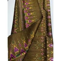 ราคา ผ้าไหมมัดหมี่ 2 ตะกอ ทอมือแท้100%(A-006) (40670601696)