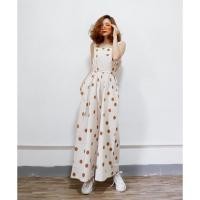ราคา จั้มสูทขายาว จั้มหมีผ้าฝ้ายลายจุด (22888497616)