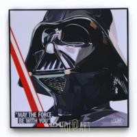 ราคา Darth Vader #3 ดาร์ธเวเดอร์ Star Wars สตาร์วอร์ส รูปภาพ​ติด​ผนัง​ pop art แต่งบ้าน ของขวัญ กรอบรูป​ โปสเตอร์ (4140622666)