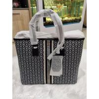 ราคา Used กระเป๋า TORY BURCH Gemini Link Small Tote สีดำ (3676613678)