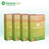 ราคา [ของแท้100%] Medivar liv วิตามินยกกระชับ SET4 (27416029011)