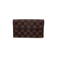 ราคา LOUIS VUITTON Waist Bag Pochette Florentine_Damier Ebenne_BRW PVC Brown Direct from Japan Secondhand (41415289960)