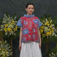 ราคา [เปิดตัวพิเศษ] NONA RARA - Betsy Encim T3304 ชุดทํางานเสื้อเบลาส์บาติกสตรีทันสมัย (43205791495)