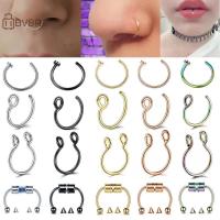 ราคา BVSR สแตนเลสแหวนจมูกปลอม Hoop Septum แหวน C คลิปแหวนริมฝีปากต่างหูผู้หญิงปลอมเจาะเครื่องประดับ Non-Pierced TH (25646986444)