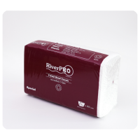 ราคา กระดาษเช็ดมือริเวอร์โปร แบบแผ่น 300 แผ่น/ห่อ V-fold 2 ชั้น บรรจุ 4 ห่อ (6159499286)